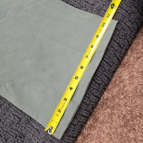 Forever 21 Legging Large L High Waisted Flared Leg Dark Olive Green Active Flare - Picture 7 of 10